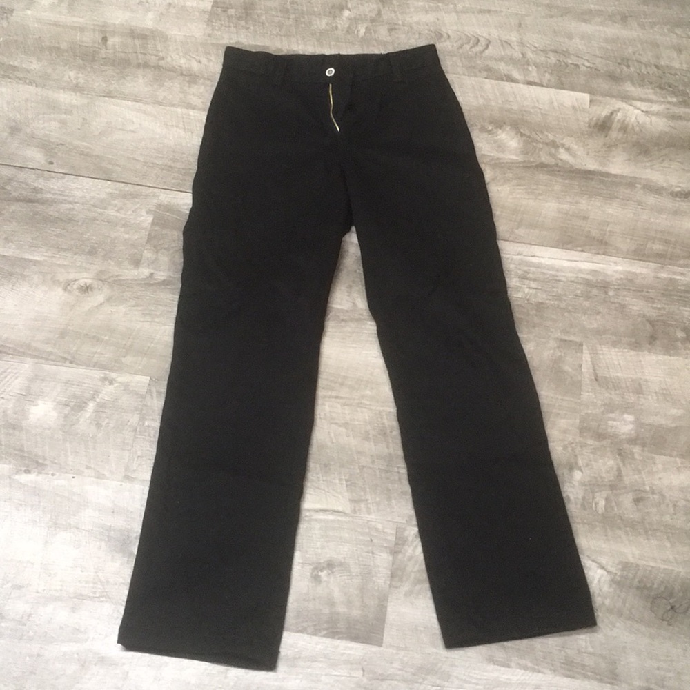 Boys black pants (khaki type material) size 12
